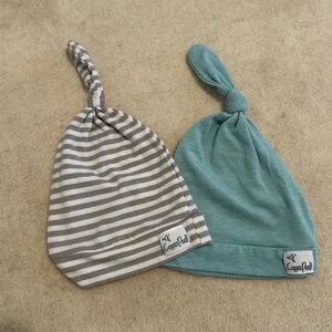 Copper pearl baby caps